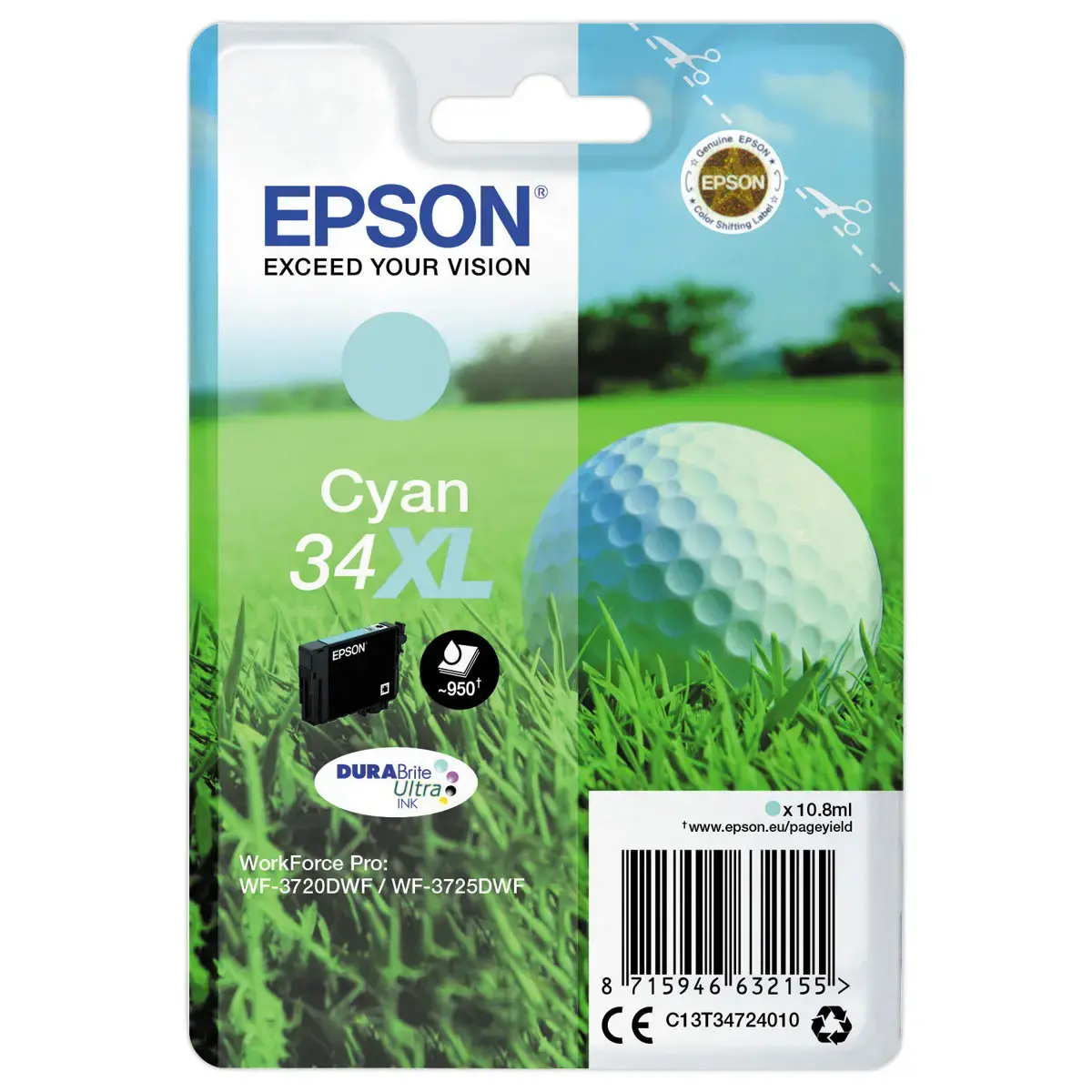 Epson T347XL N°34 Cyan cartridge