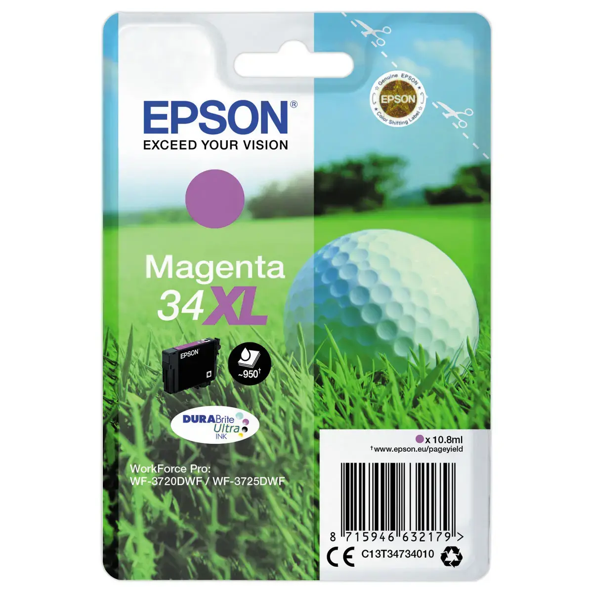 Epson T347XL N&deg;34 Magenta cartridge 