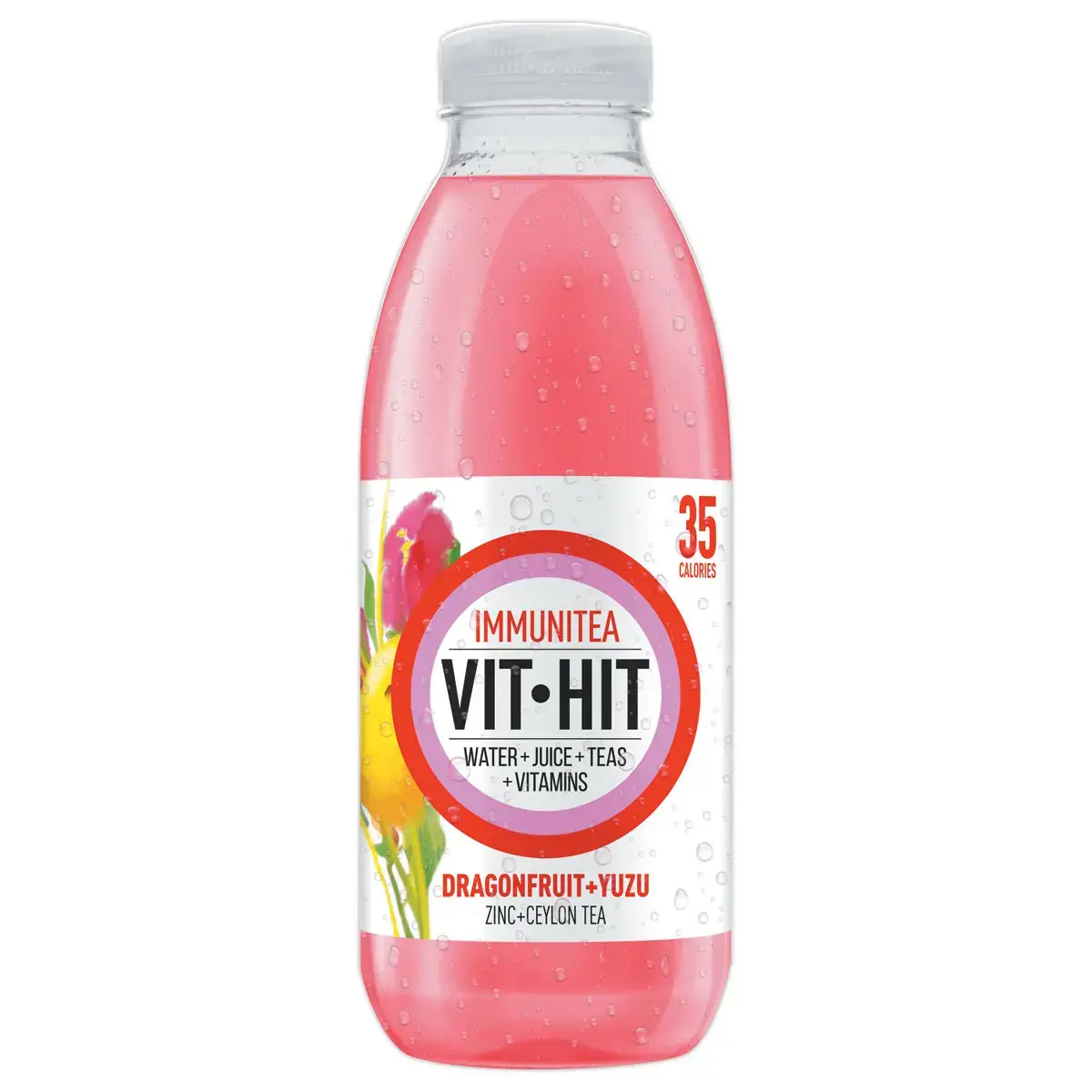 12 Vit Hit Immunitea Drakenfruit - Yuzu - 50 cl