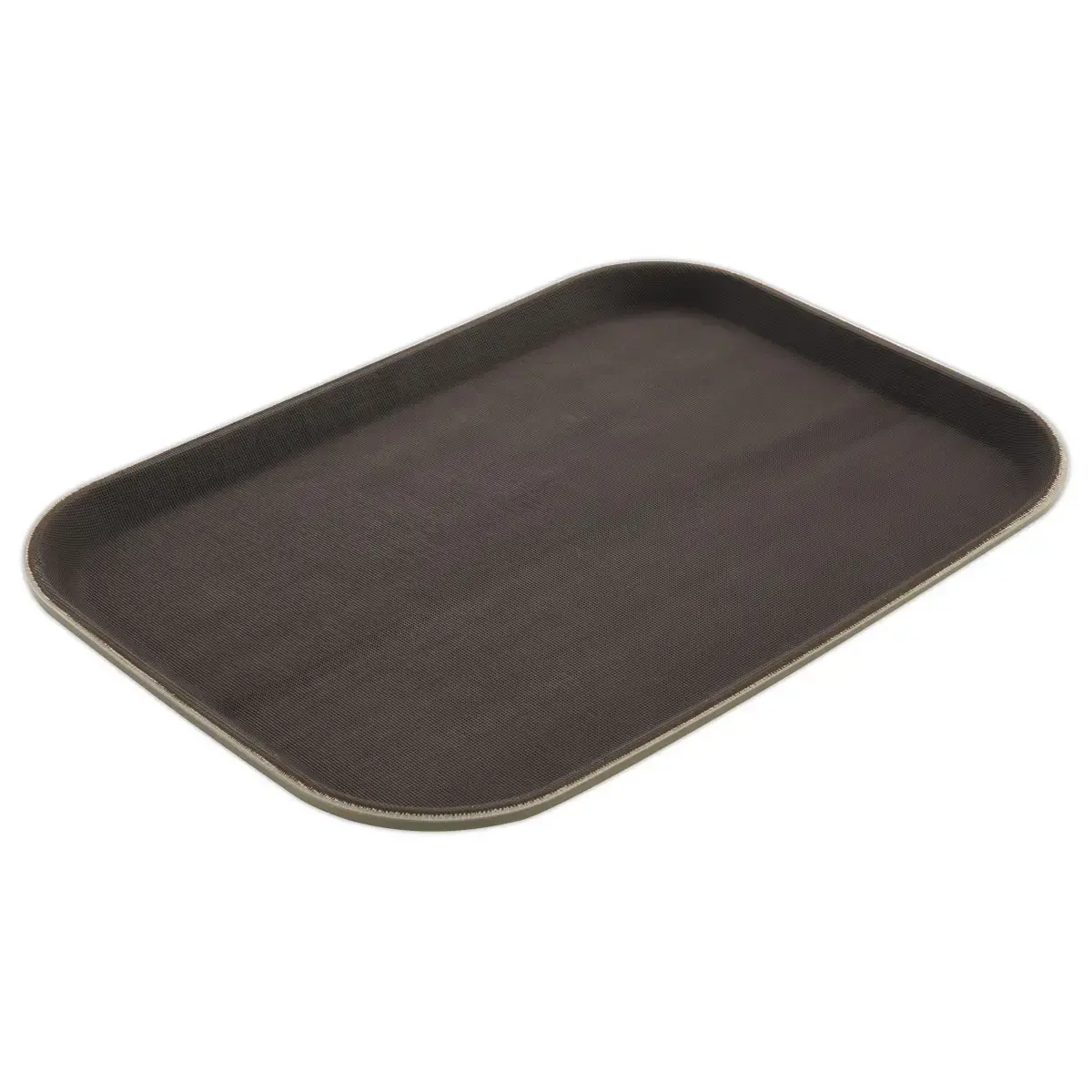 Rechthoekig dienblad  - 35 x 25 cm - Bruin 