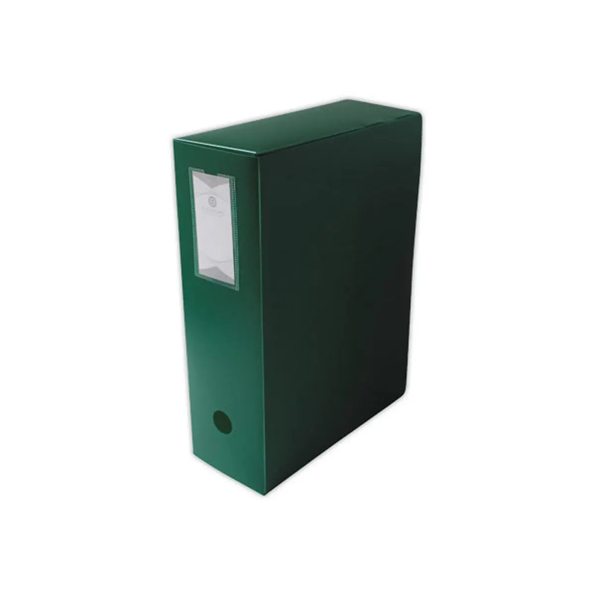 Ondoorzichtige opbergdoos uit polypropyleen- Rug 10 cm - groen - FIDUCIAL