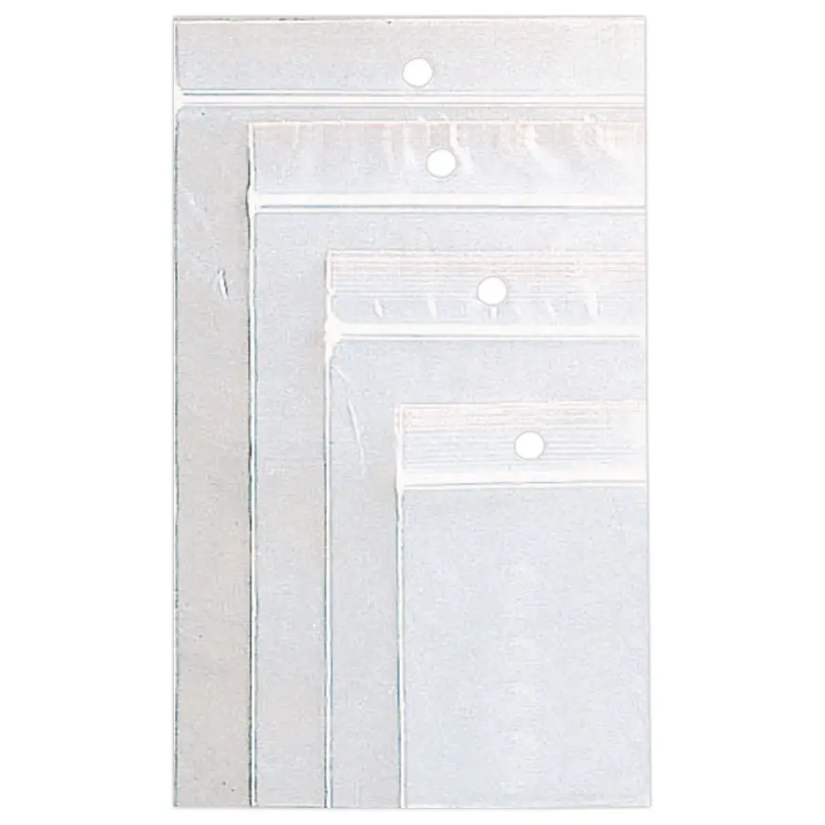 1000  Transparante plastic zakjes 60 x 80 mm 