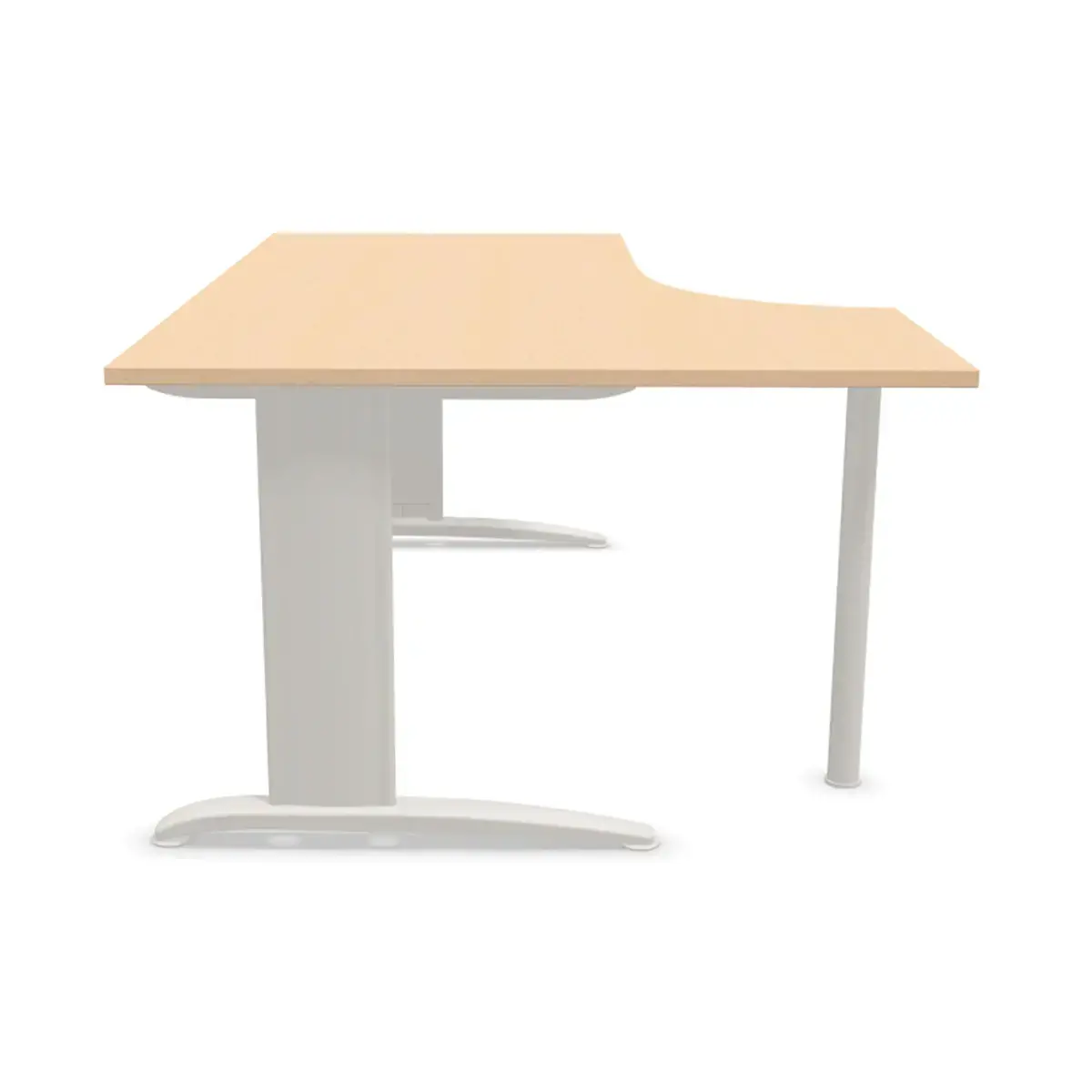 Bureau BUENOS AIRES compact terug naar links beuken/alu, L180