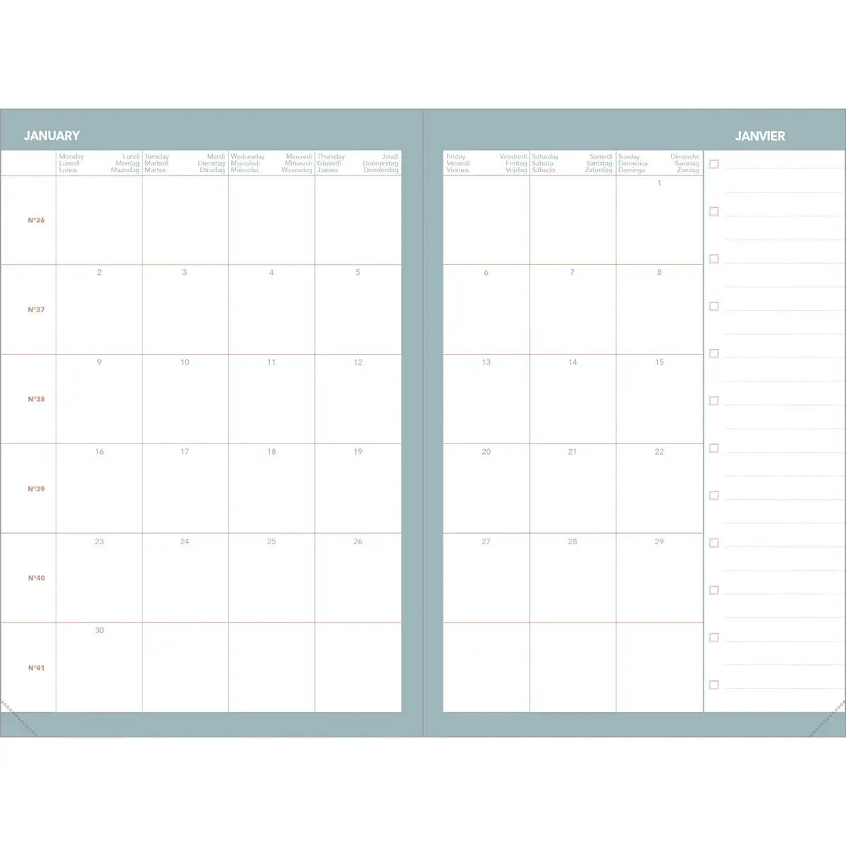 Agenda CELESTE - Augustus 2026 tot Juli 2027 - 10 x 15 cm - Quo Vadis