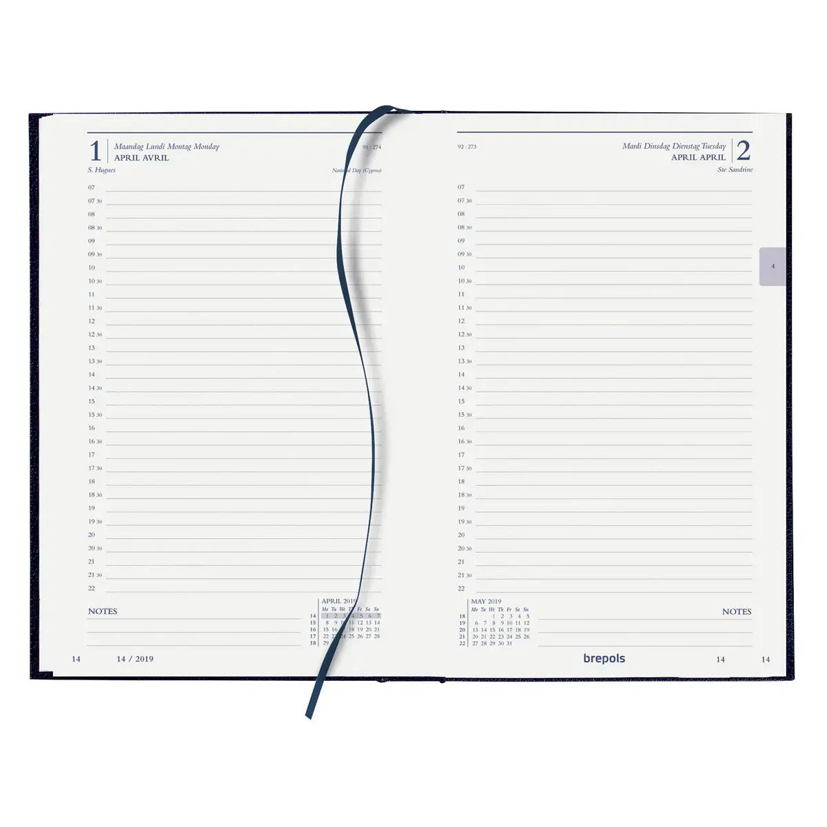 Dagenda Brepols Essenz 13,5 x 20.8 cm - Anthraciet