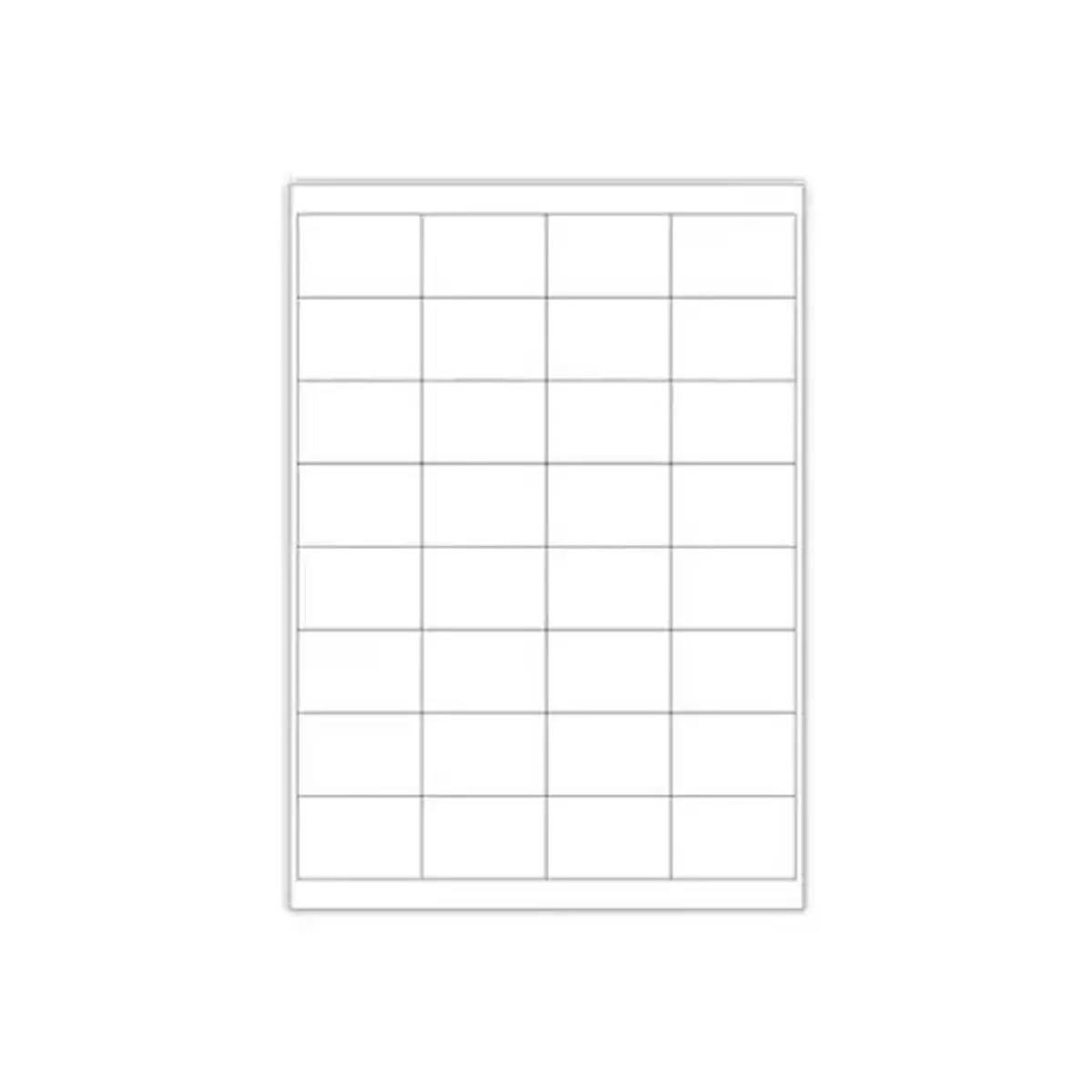 500 Multifunctionele etikettenvellen 51x34mm, oftewel 16.000 etiketten
