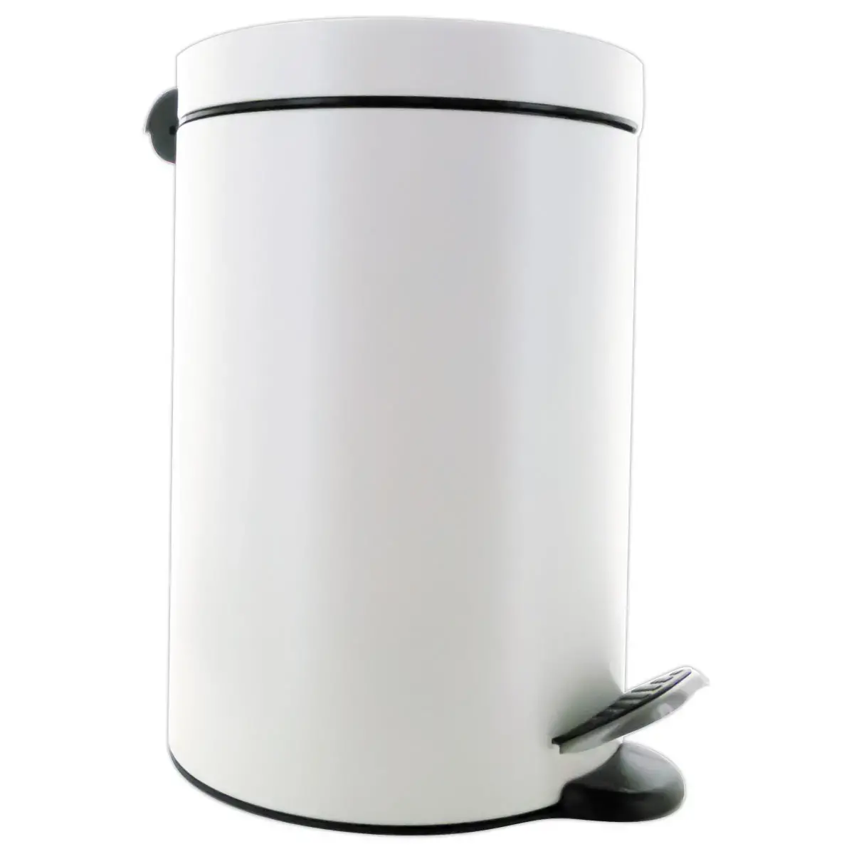 Pedaalemmer in wit staal 3L