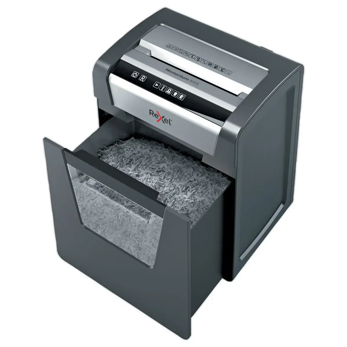 Handmatige papiervernietiger Rexel Momentum X415 - Kruissnede - 15 vel - 23L - REXEL 