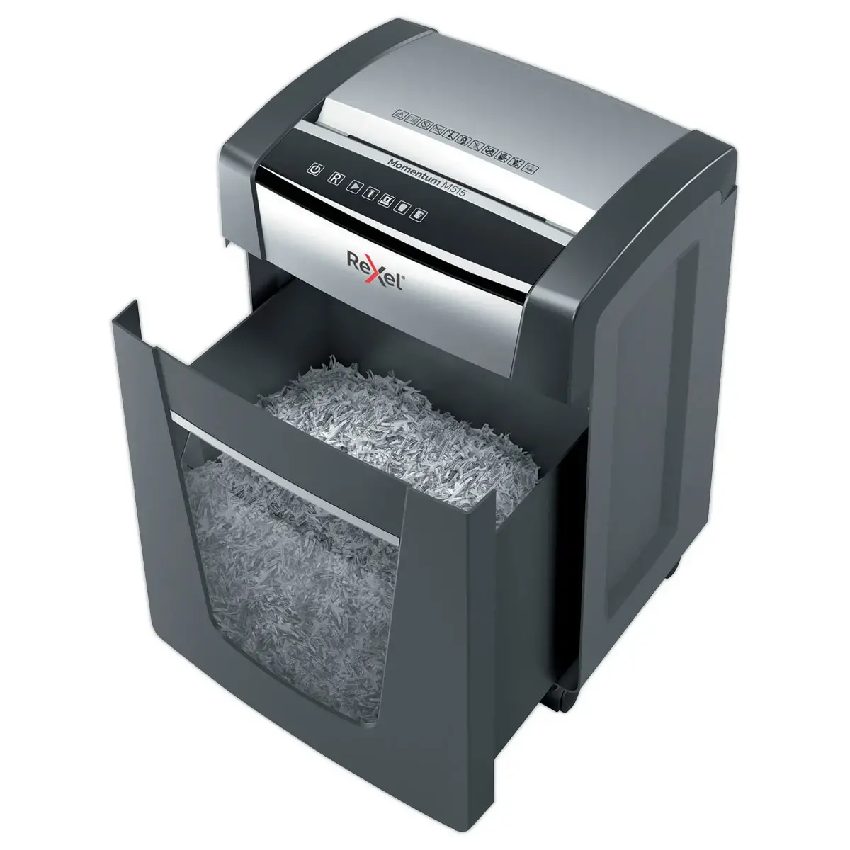 Handmatige papiervernietiger Rexel Momentum M515 - Microsnede - 15 vel - 30L - REXEL