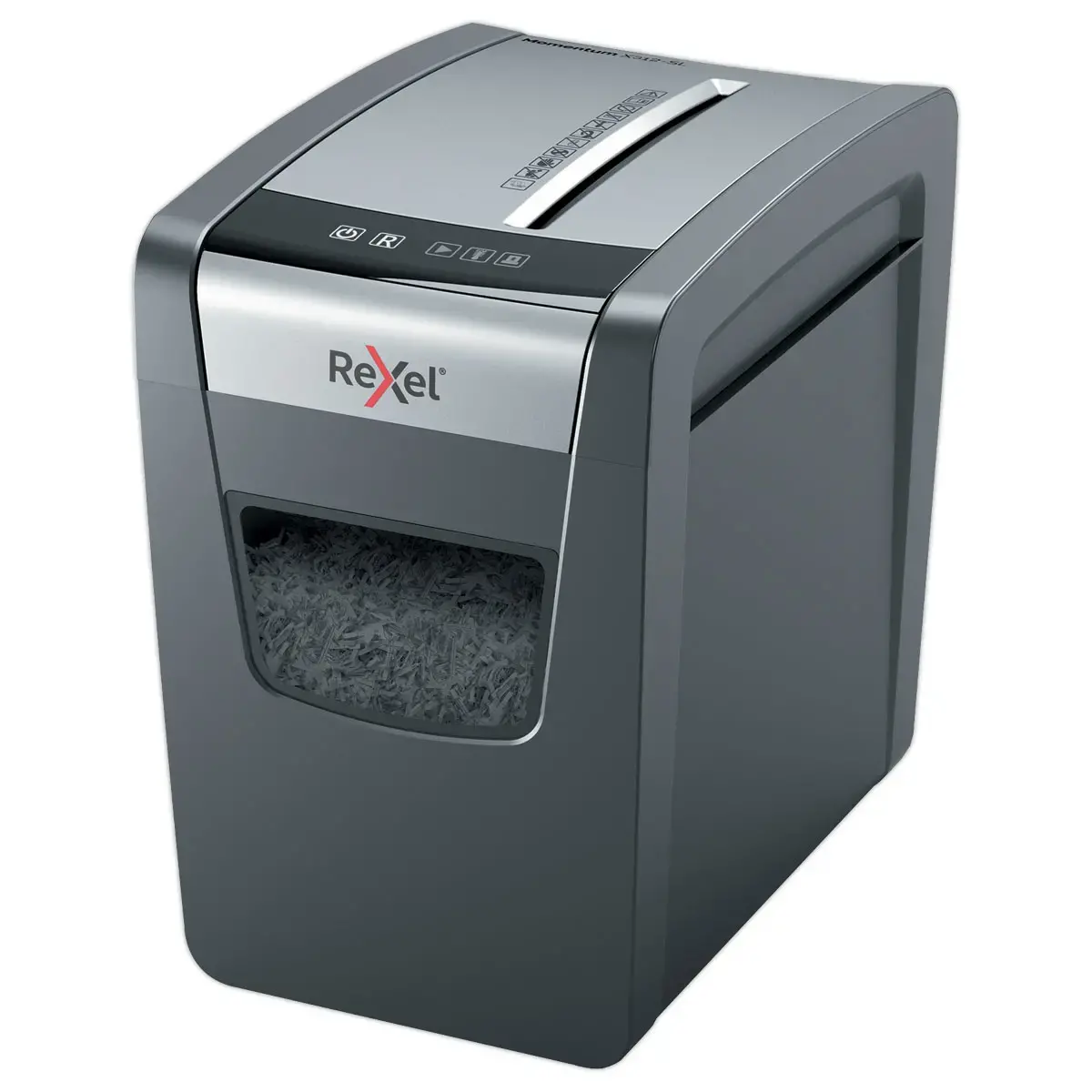 Handmatige papiervernietiger Rexel Momentum X312-SL - Kruissnede - 12 vel - 23L - REXEL