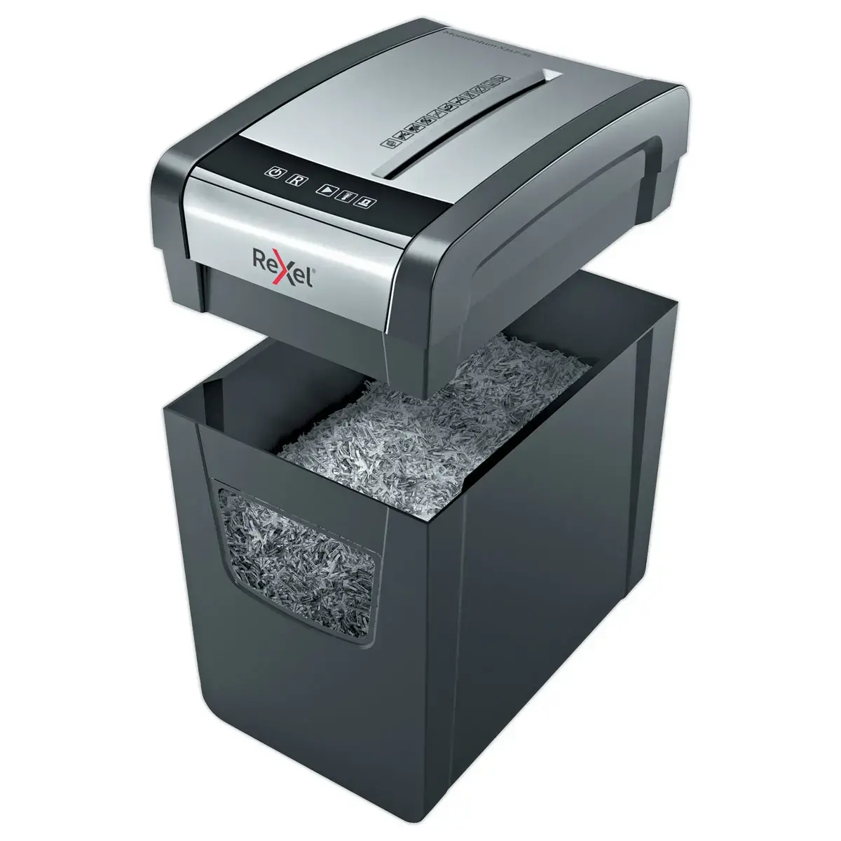 Handmatige papiervernietiger Rexel Momentum X312-SL - Kruissnede - 12 vel - 23L - REXEL