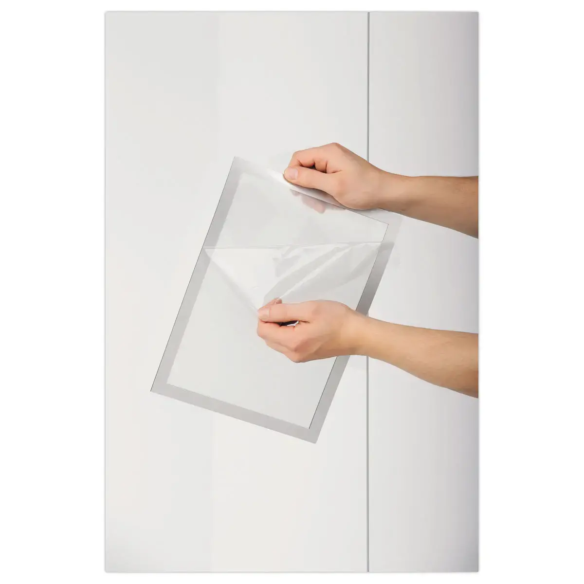 2 Vitrostatische omlijstingen DURAFRAME®Sun A4 Zilver