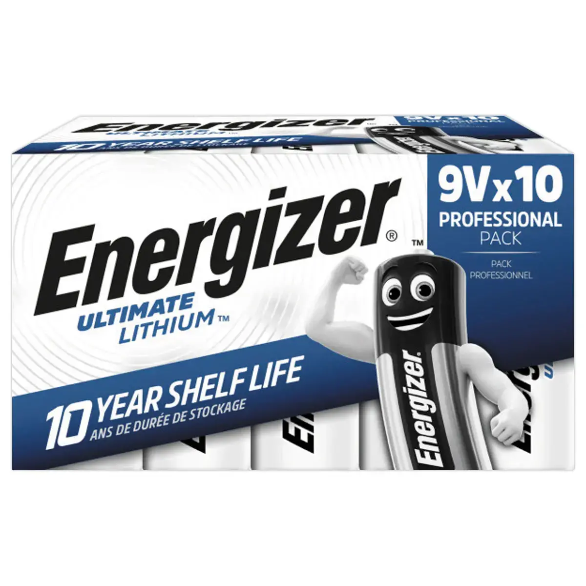 10  Lithiumbatterijen ENERGIZER Ultimate DP10 (9V) 