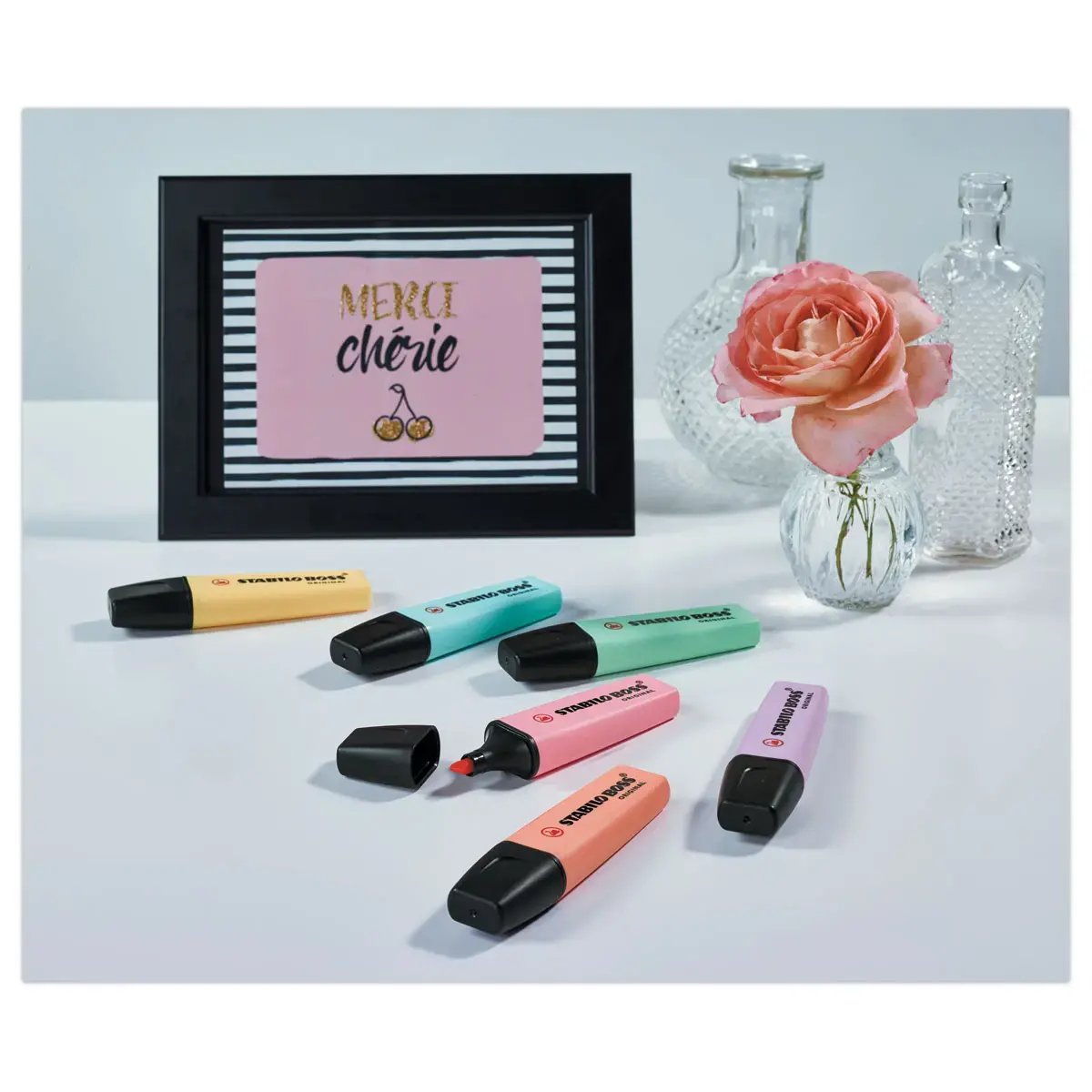 8  Markeerstiften Stabilo Boss Original Pastel - Geassorteerde kleuren - STABILO 