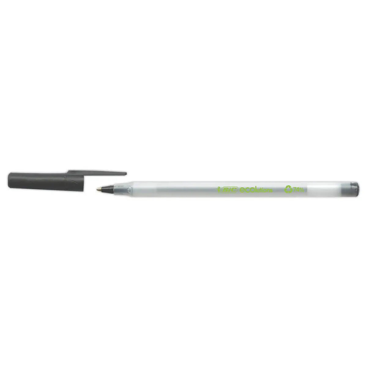 Balpen met dop BIC Round Stic Ecolutions