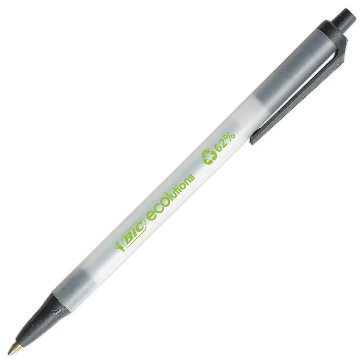 50 Intrekbare balpennen Click Stic Ecolutions - zwart - BIC