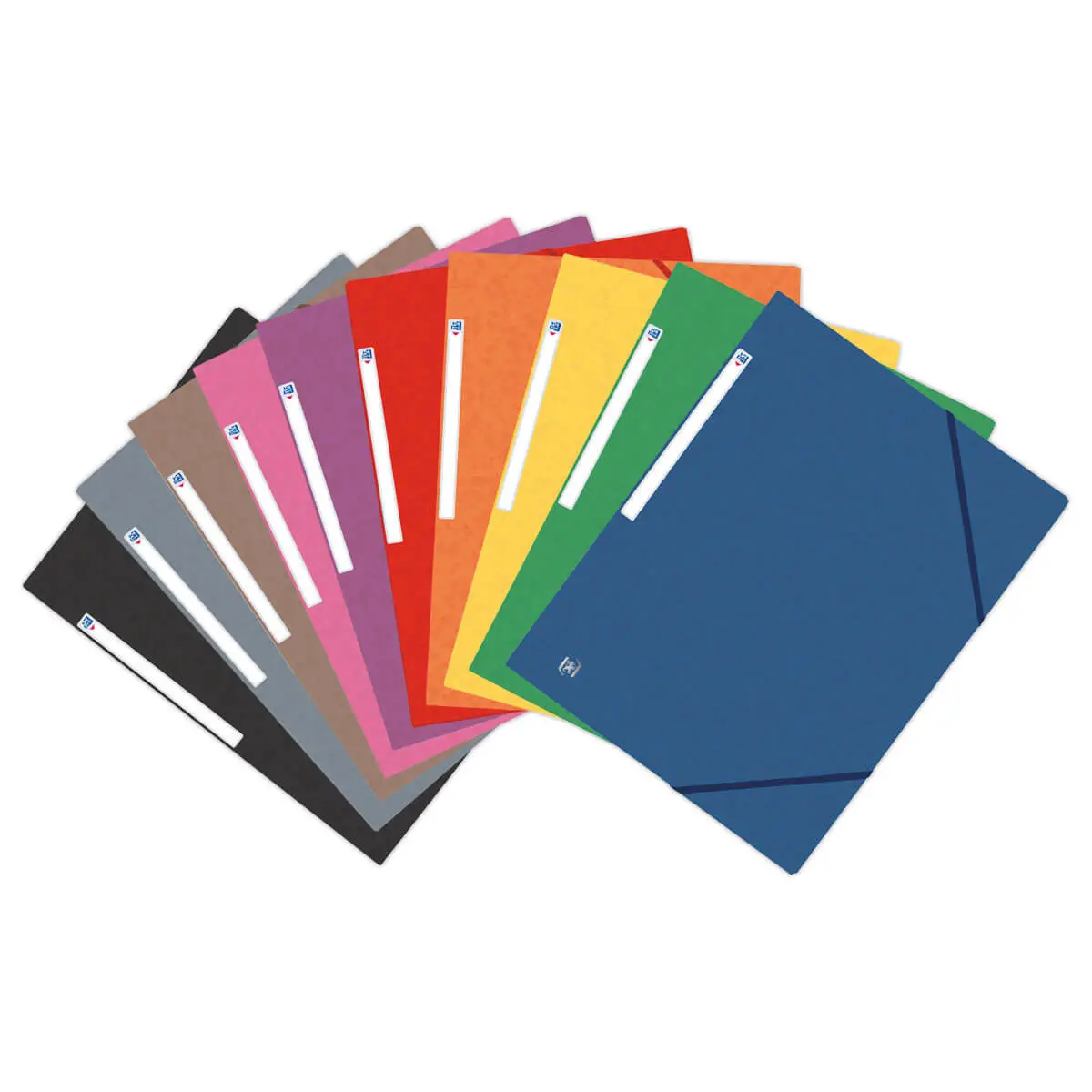 10  A4 mappen Top File + - A4 - kleurassortiment - OXFORD 