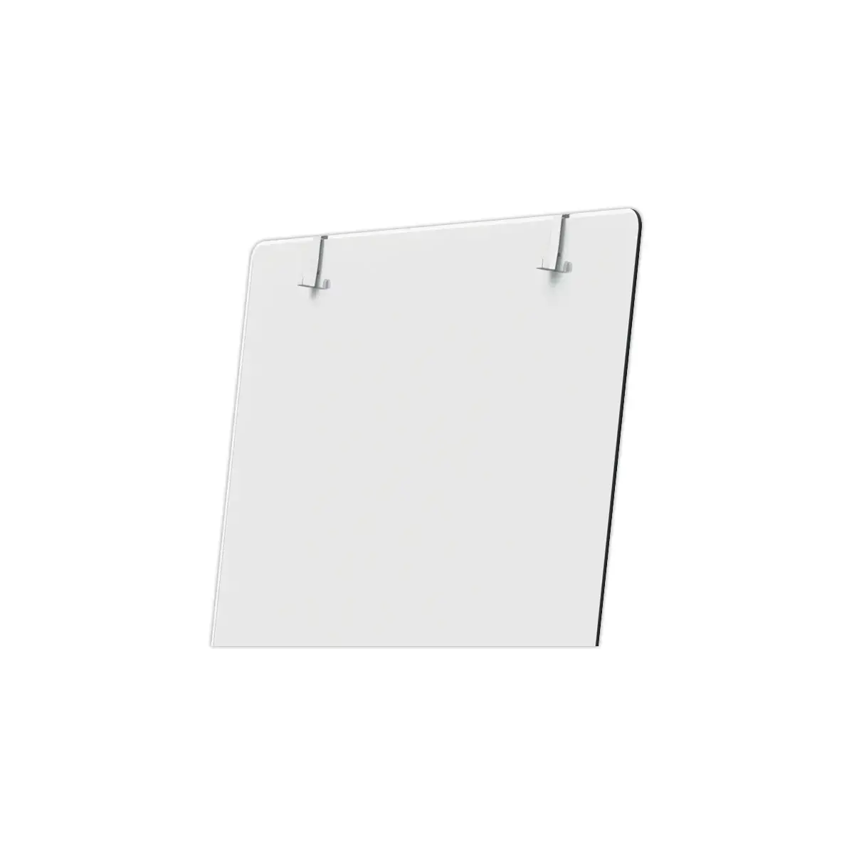 Mobiel magnetisch paperboard van glanzend wit glas - 70 x 185 cm - NOBO 