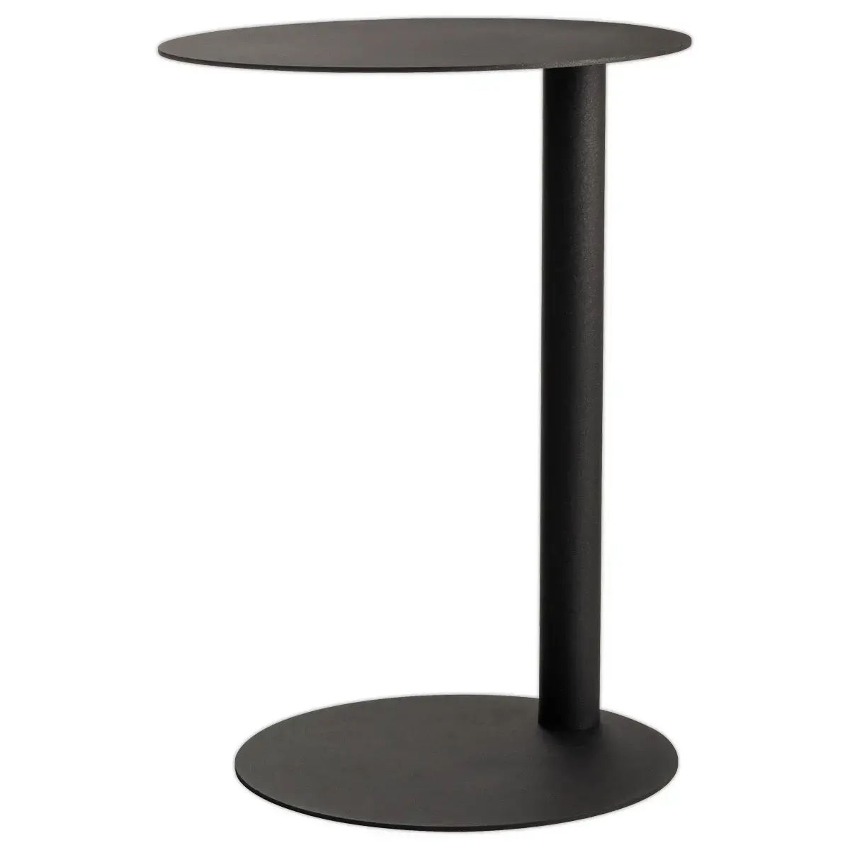 Ronde bijzettafel EasyDesk - Antracietgrijs - Gemonteerd - PAPERFLOW