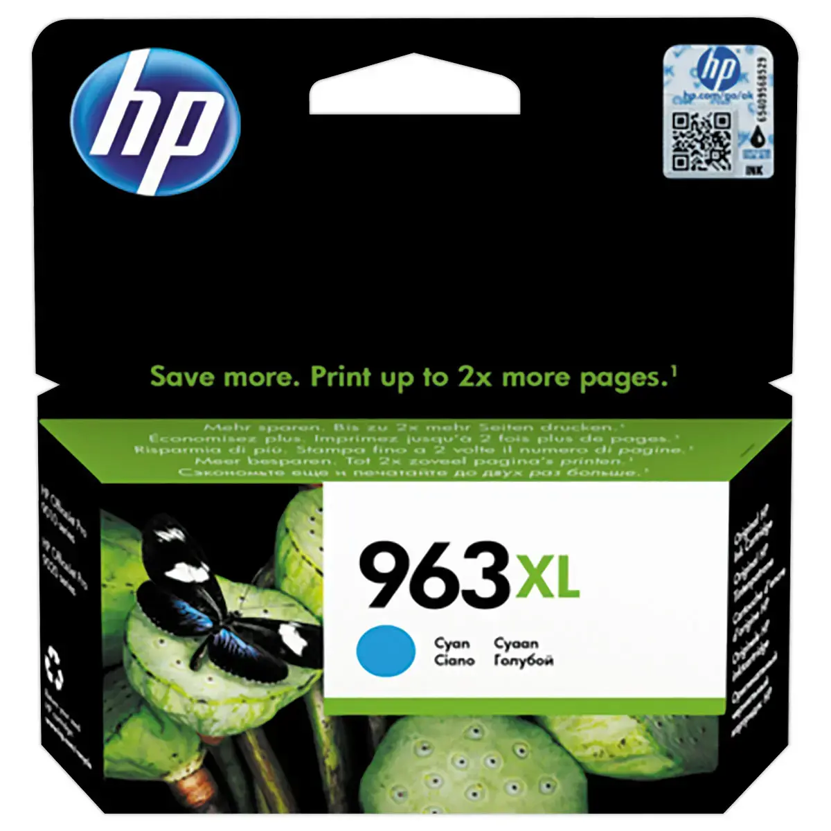 Cartridge HP 963XL cyaan HC 3JA27AE