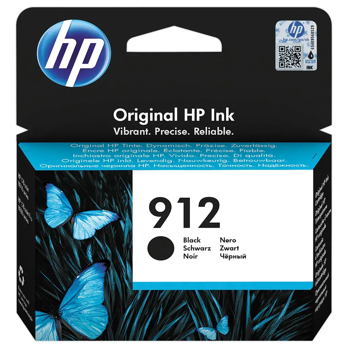Cartridge HP 912 - 3YL80AE - Zwart