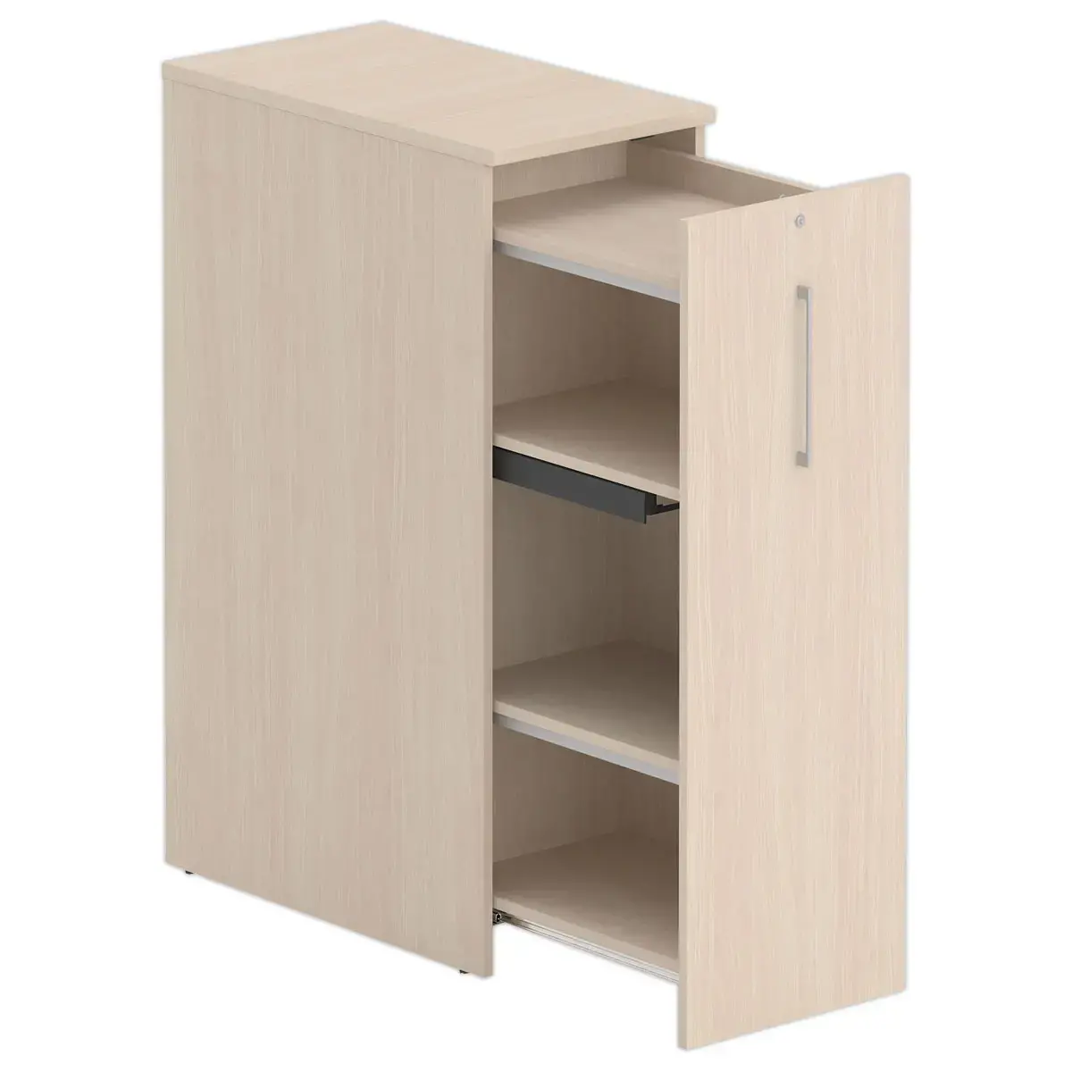 Orga tower H130 cm acacia - opening rechts