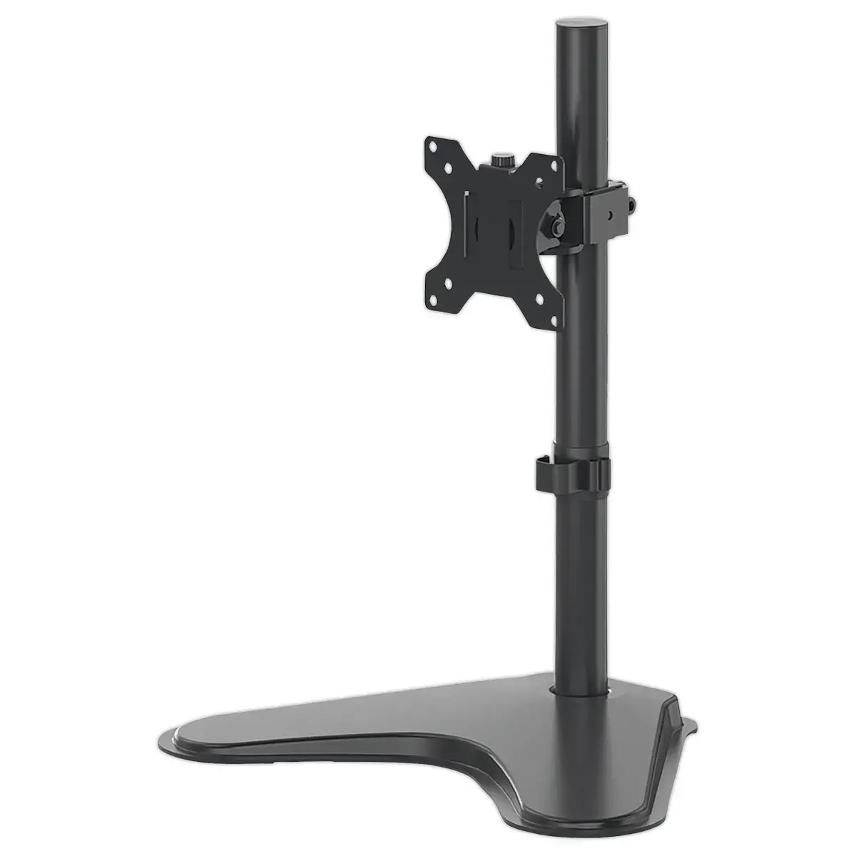 Horizontale monitorarm op voet voor 1 scherm