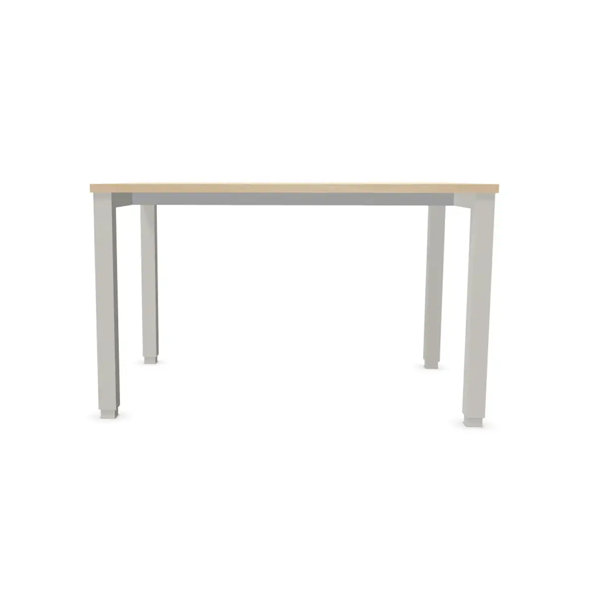 Bureau BRUXELLES 120 x 80 acacia - aluminium voeten