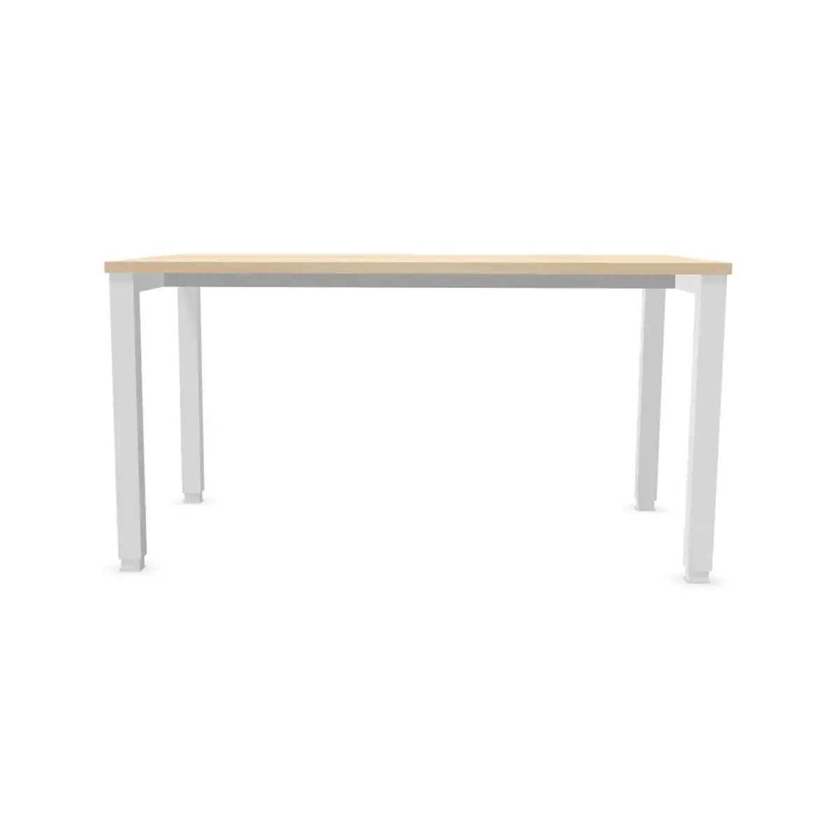Bureau BRUXELLES 140 x 80 acacia - witte poten