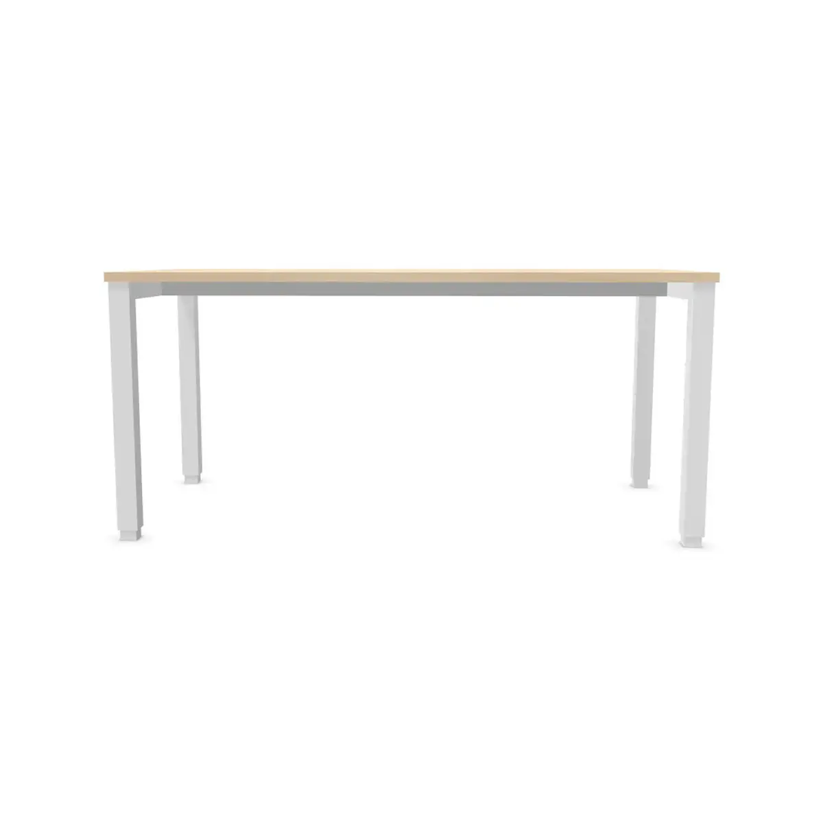Bureau BRUXELLES 160 x 80 acacia - witte poten 