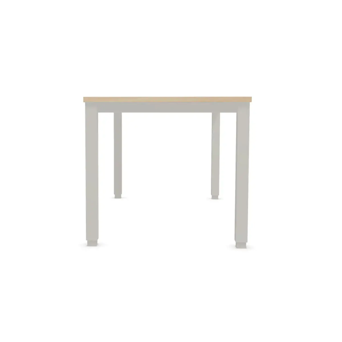 Bureau BRUXELLES 160 x 80 acacia - aluminium poten