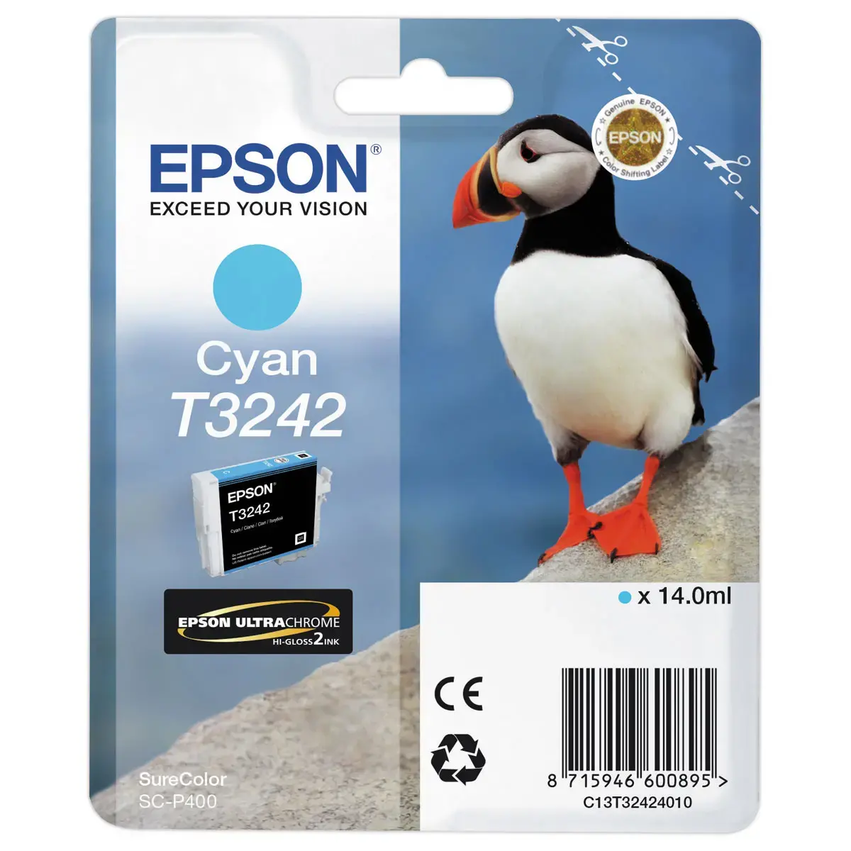 Epson T3242 cyan cartridge 