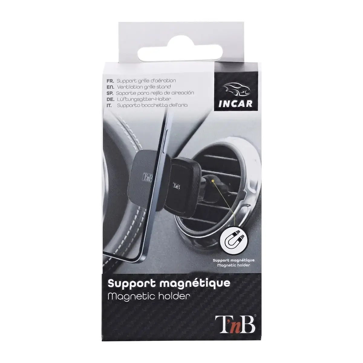 Magnetische smartphonehouder voor in de auto