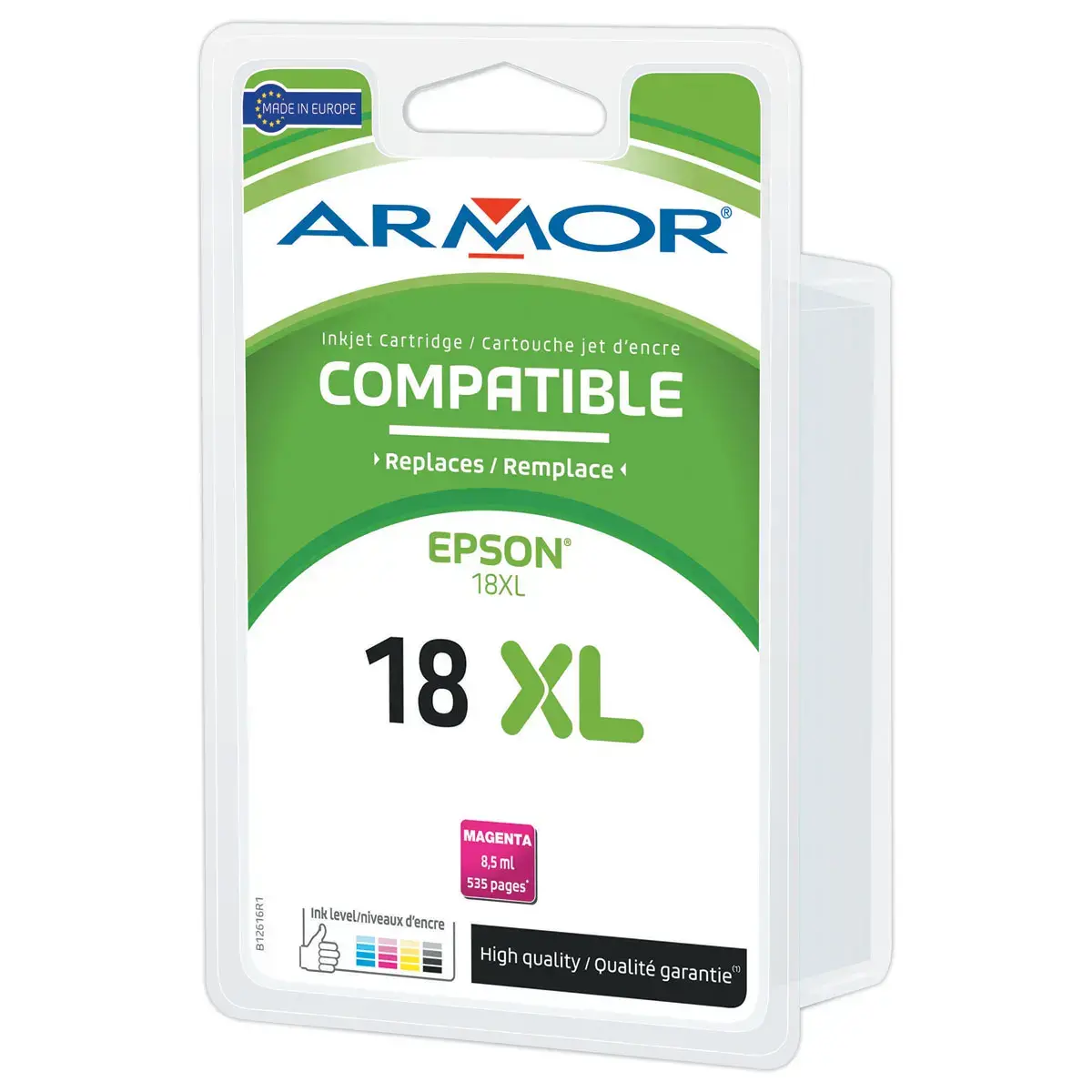 Cartouche ARMOR equivalent aan Epson T18XL magenta