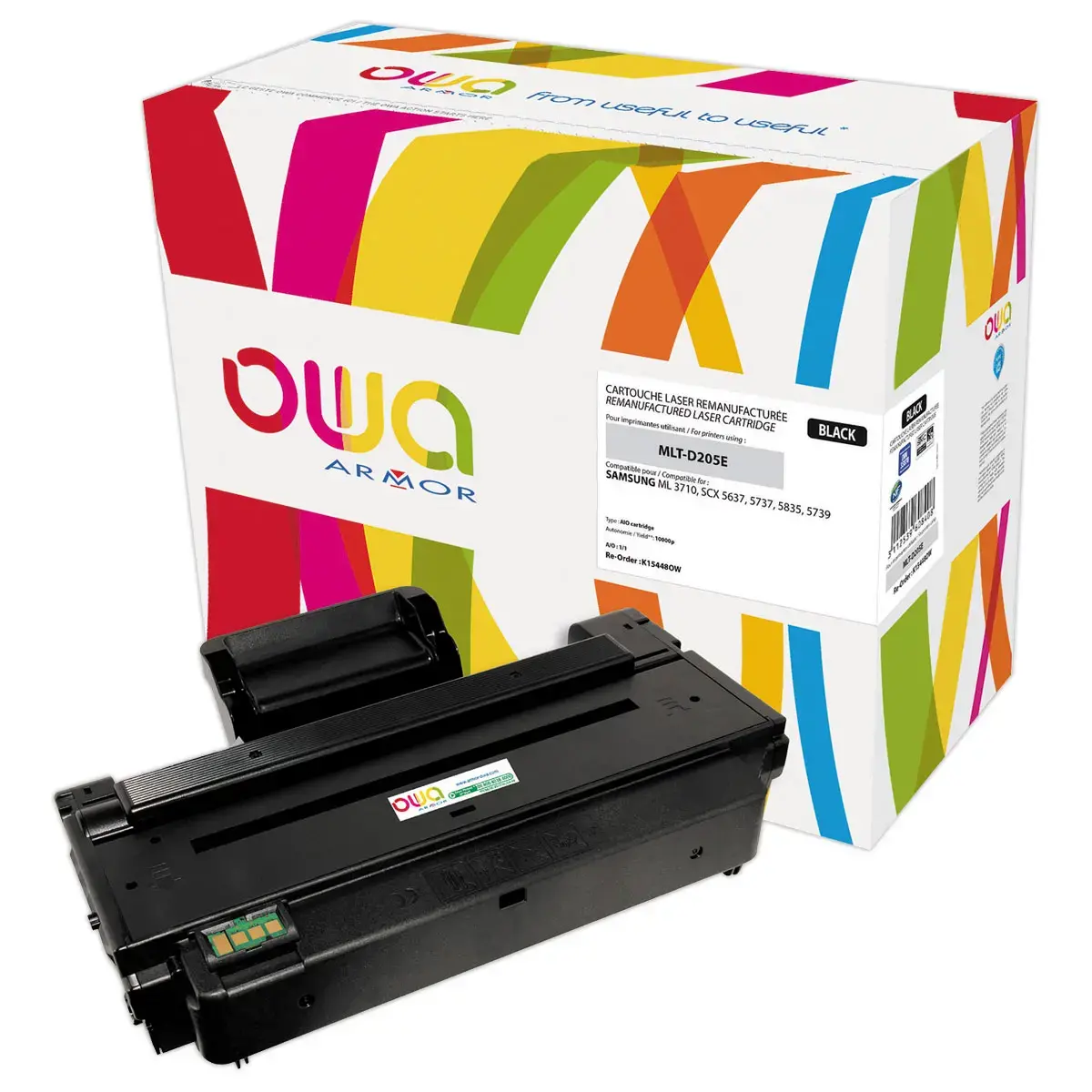 Lasercartridge ARMOR equivalent Samsung MLT-D205E zwart 