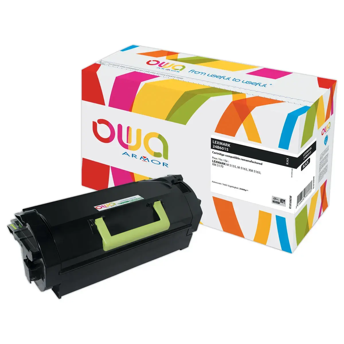 Toner equiv. Armor LEXMARK 24B6015 zwart