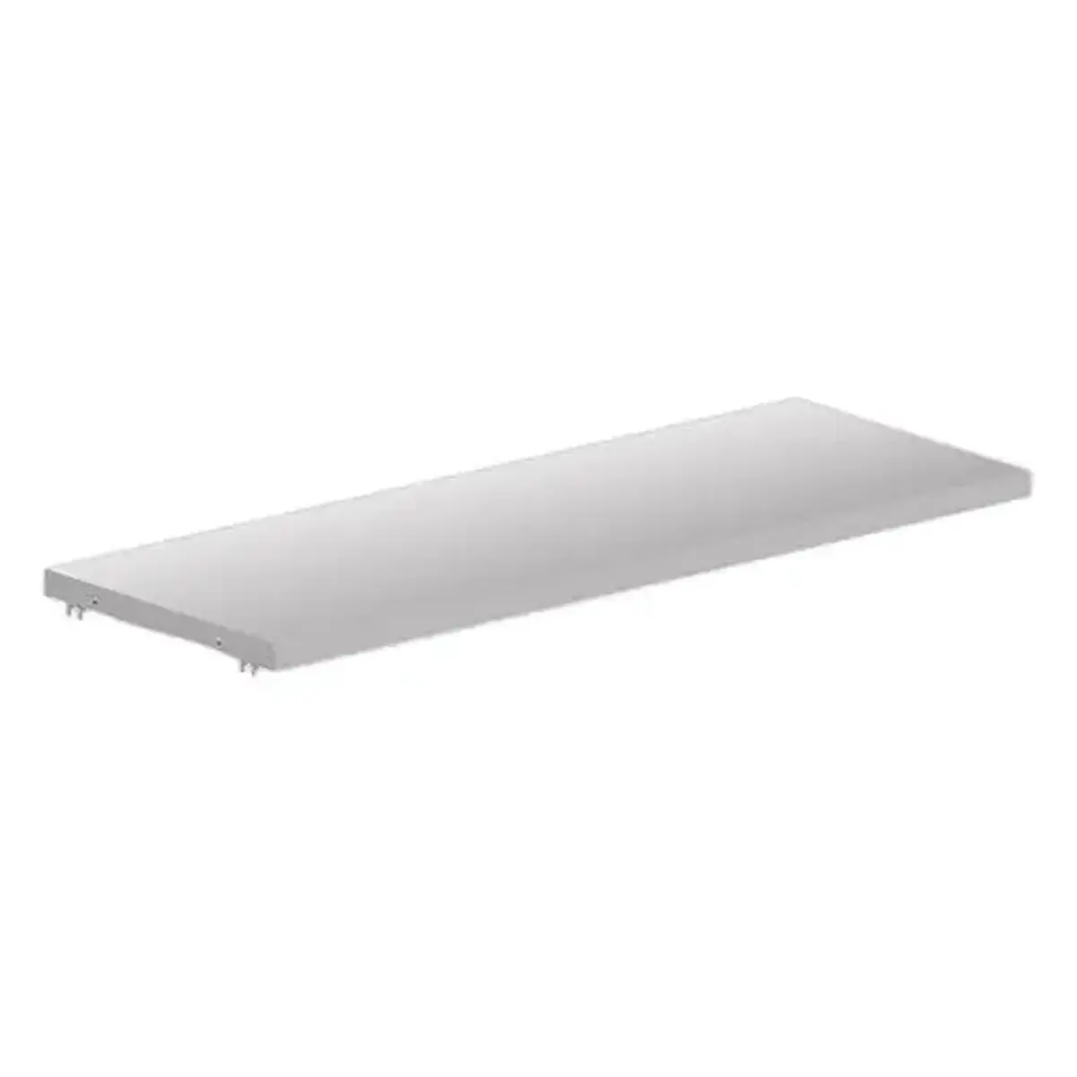 Bicolor metalen aluminium plank voor hoge kast L.120 cm 