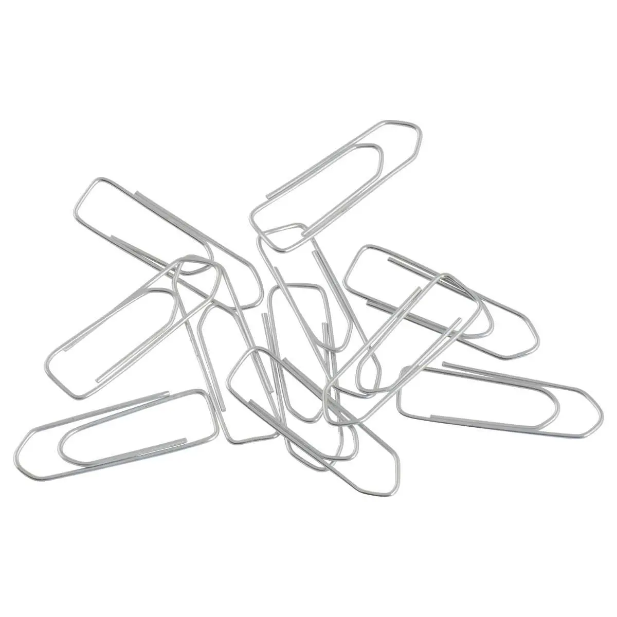 1000 Gegalvaniseerde paperclips uiteinde "PUNT" - 32mm