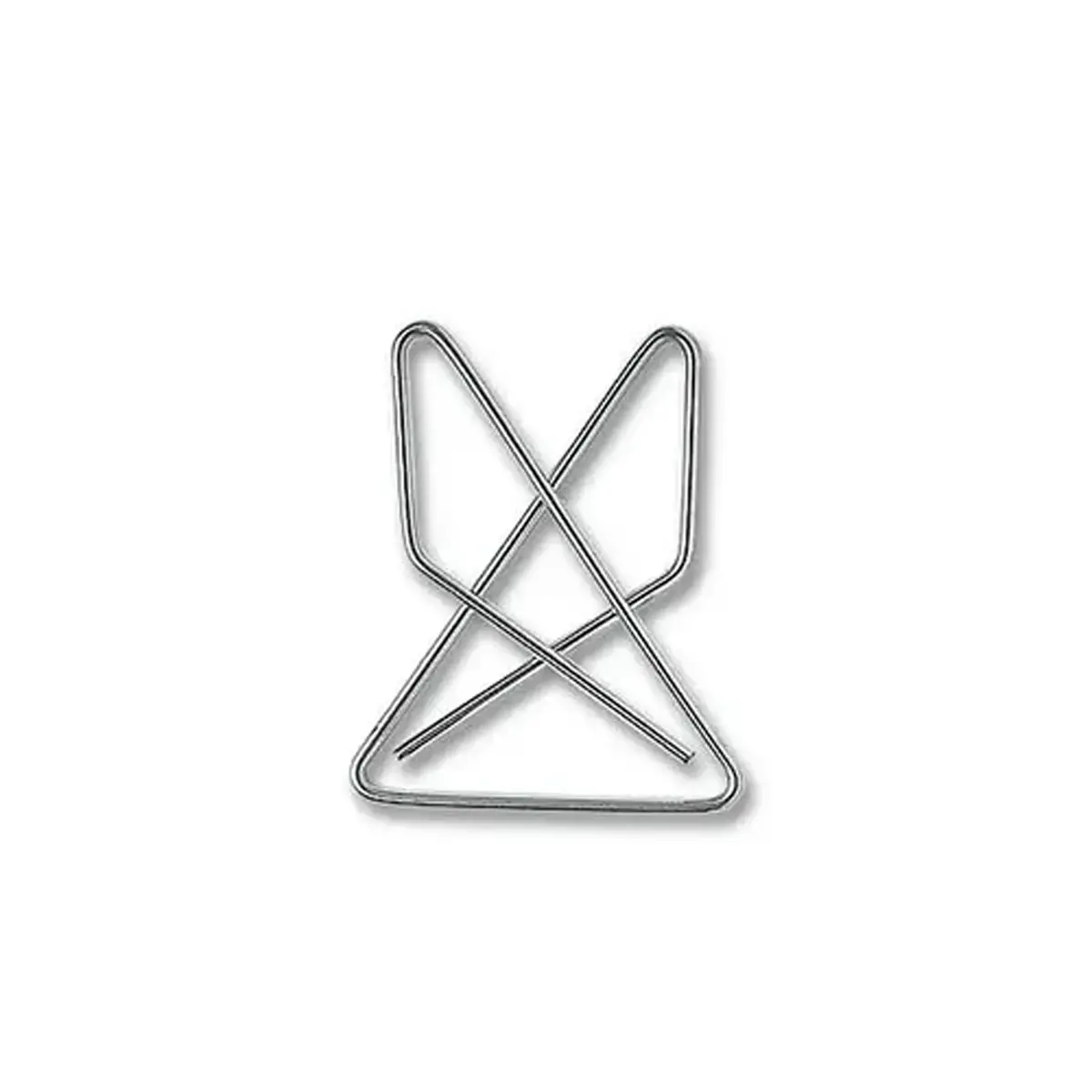 100 Reuze paperclips in staal - 47 x 53 mm
