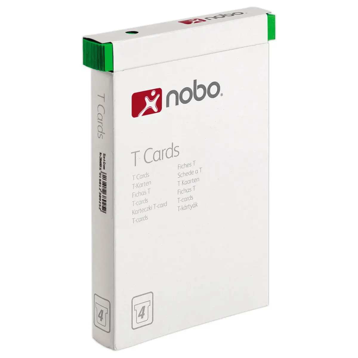 100 T-fiches voor planning - Maat 4 - Groen - NOBO