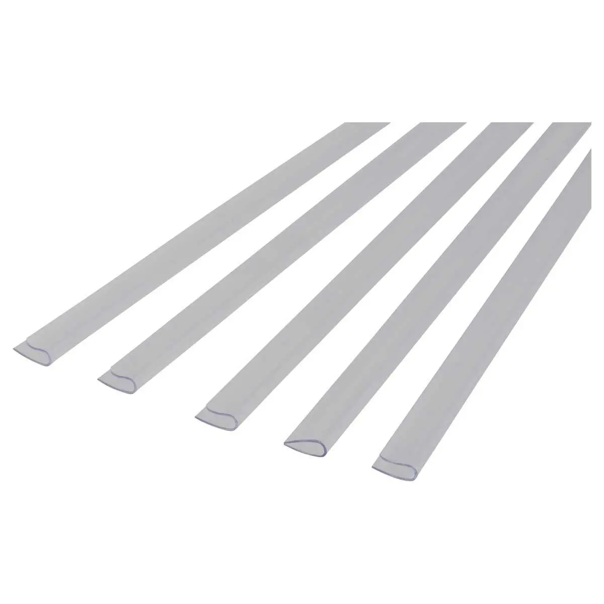 25 Klemruggen 3 mm - Kristal