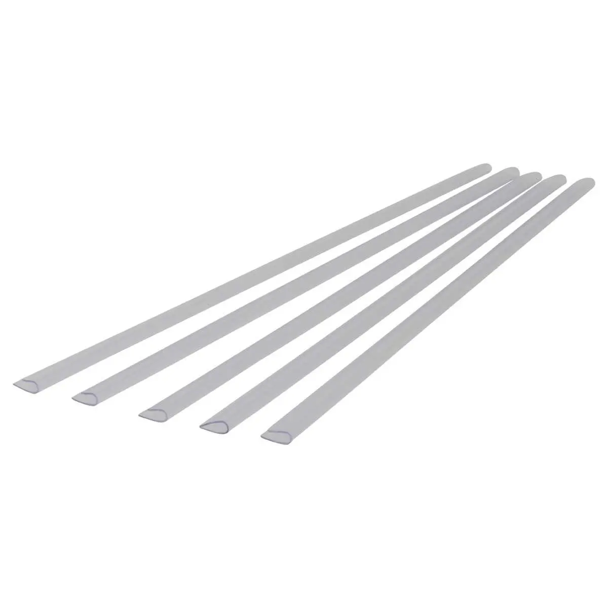 25 Klemruggen 3 mm - Kristal