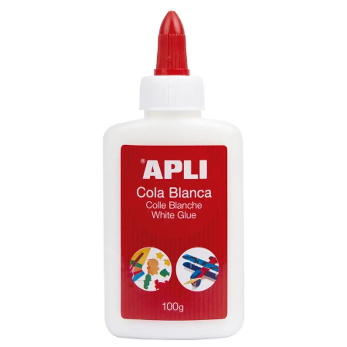 WITTE LIJM 100G - APLI 