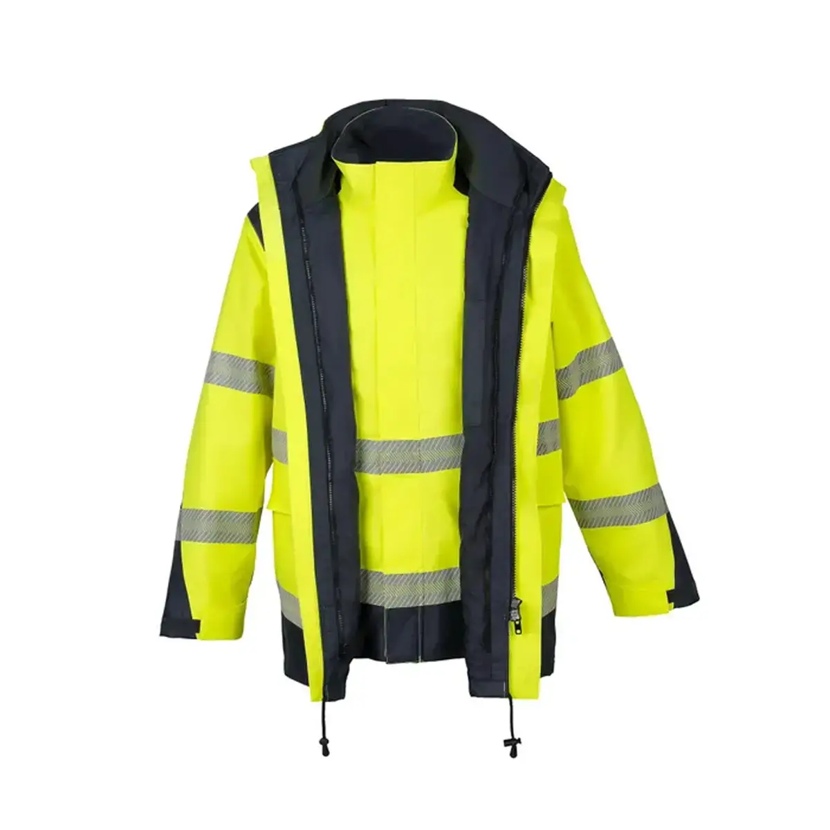Parka HV 4 in 1 - Maat XXL - Geel