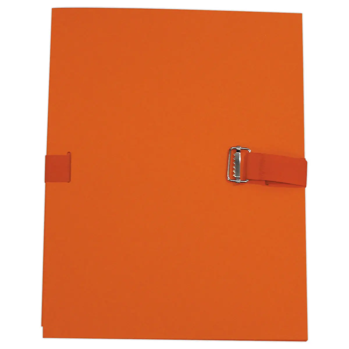Map met band en voetflap - breedte max 13 cm - oranje - ACCESS