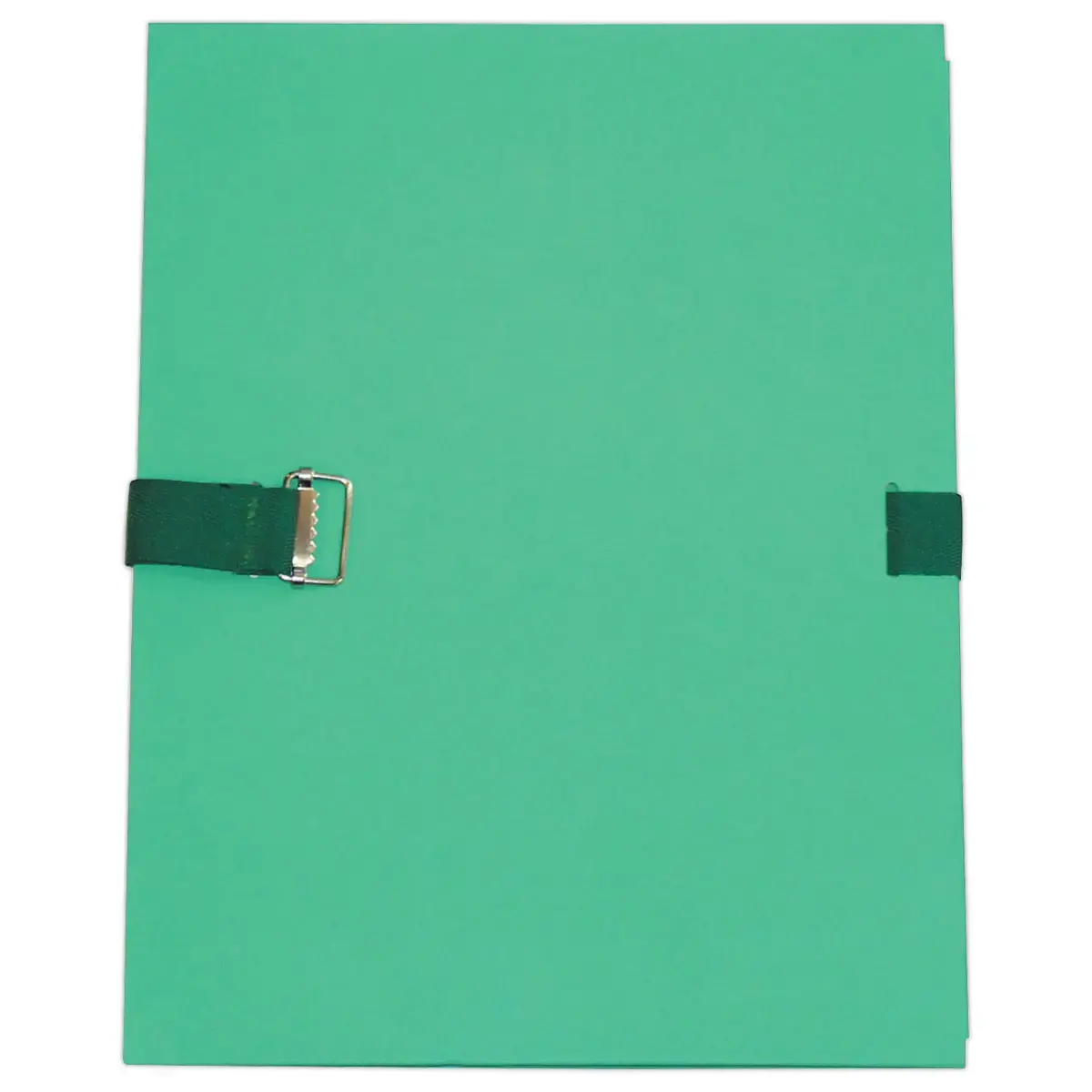 Map met band en voetflap - breedte max 13 cm - lichtgroen - ACCESS 