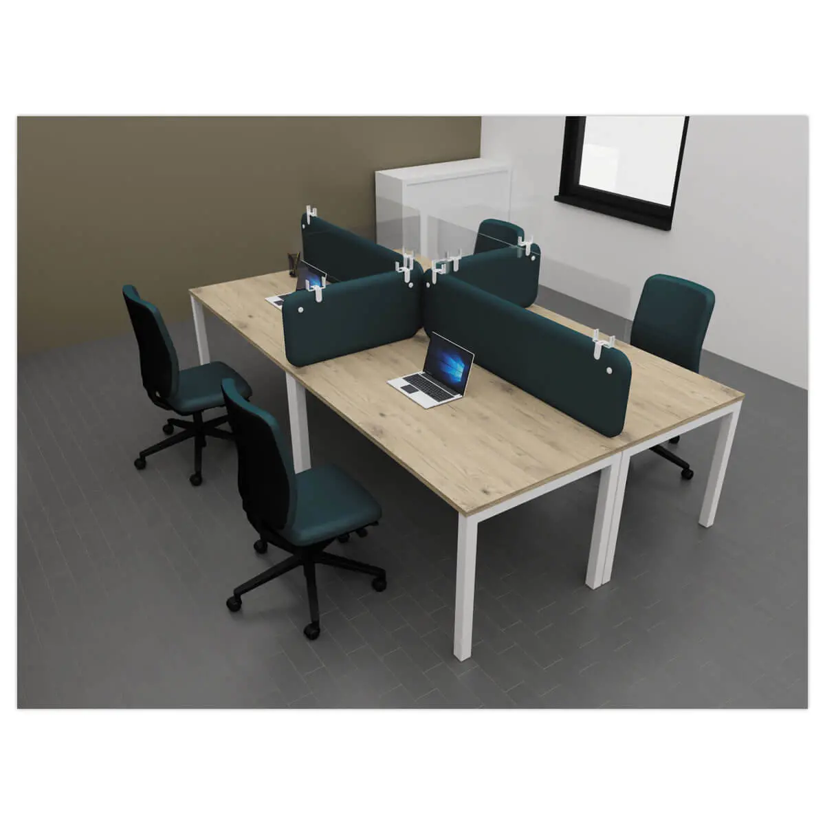 Verhoogstuk scherm lengte 80cm 