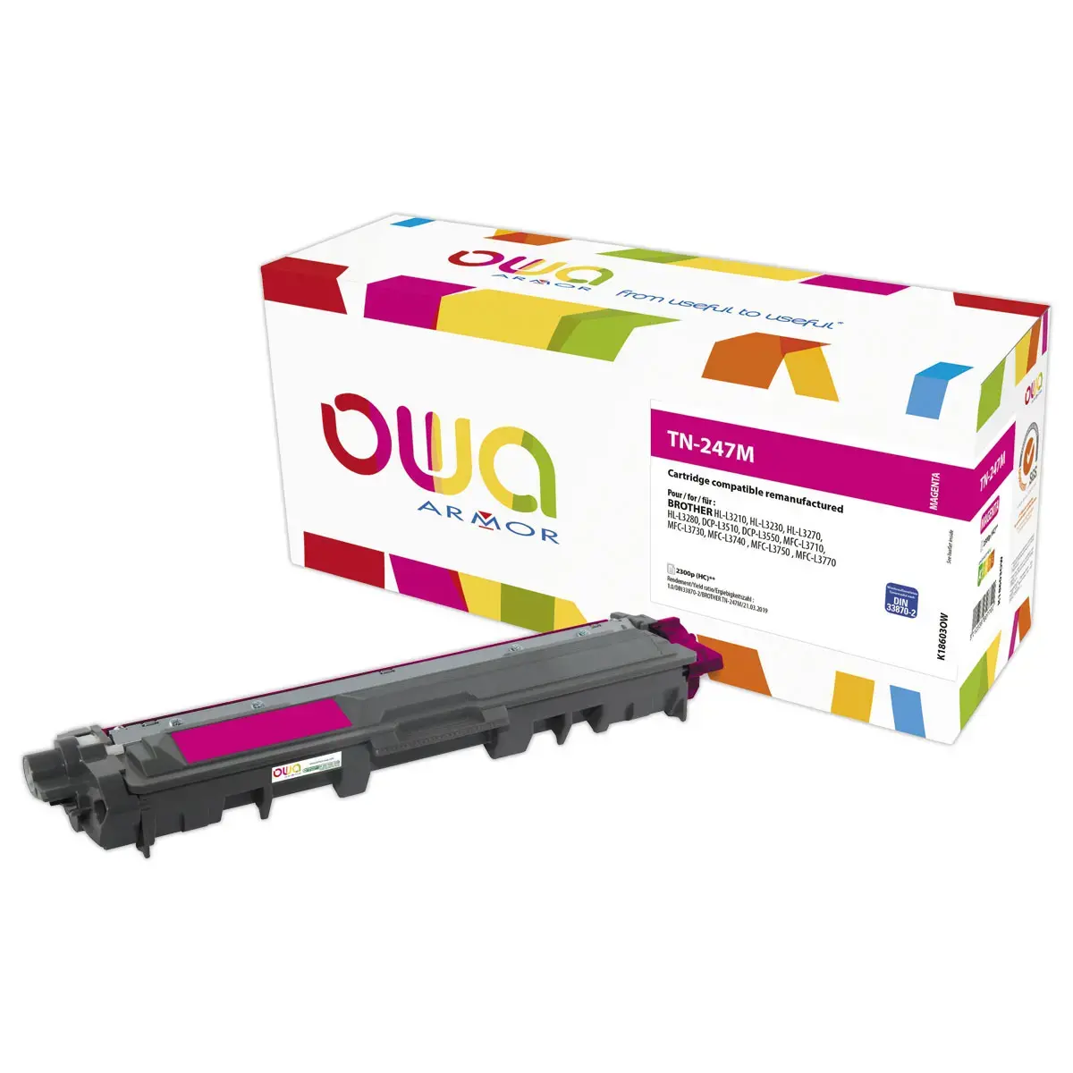 Lasercartridge ARMOR équiv. Brother TN247 Magenta