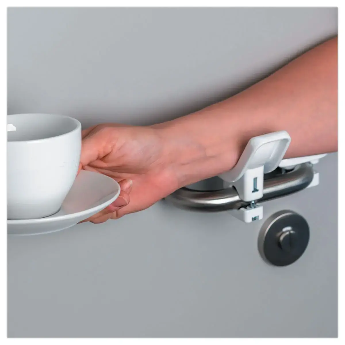 2 deurgreep, handsfree opening adapter, handicap/hygiëne