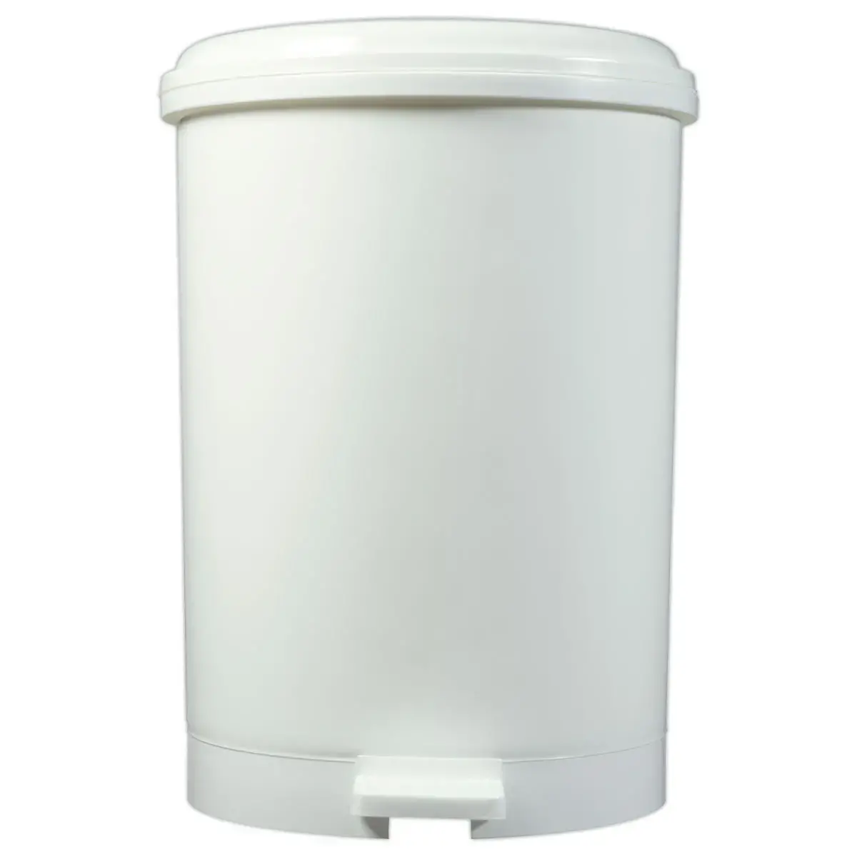 Witte kunststof pedaalemmer 40 L